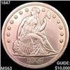 Image 1 : 1847 Seated Liberty Dollar CHOICE BU
