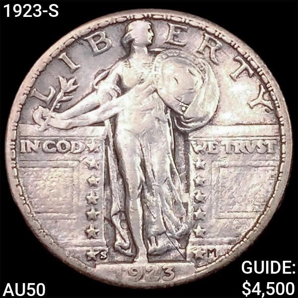 1923-S Standing Liberty Quarter CLOSELY UNCIRCULATED