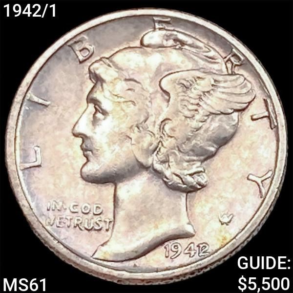 1942/1 Mercury Dime UNCIRCULATED