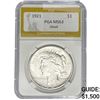 Image 1 : 1921 Silver Peace Dollar PGA MS63