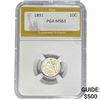 Image 1 : 1891 Seated Liberty Dime PGA MS63
