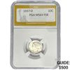 Image 1 : 1937-D Mercury Silver Dime PGA MS64 FSB