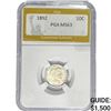 Image 1 : 1892 Barber Dime PGA MS63