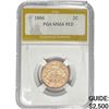 Image 1 : 1866 Two Cent Piece PGA MS64 RED