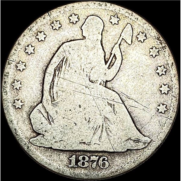 1876 Seated Liberty Half Dollar NICELY CIRCULATED