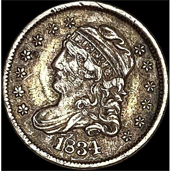 1834 Silver Capped Bust Half Dime HIGH GRADE