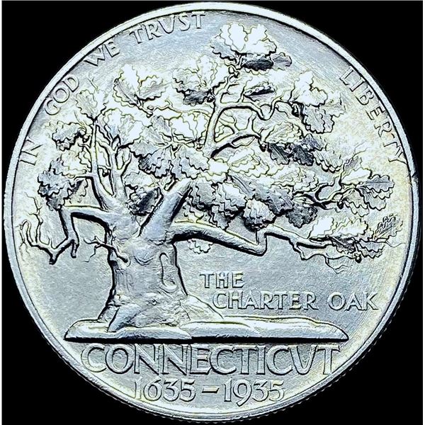 1935 Silver Connecticut Half Dollar GEM BU