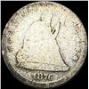 Image 1 : 1876 Silver Seated Liberty Quarter NICELY CIRCULATED