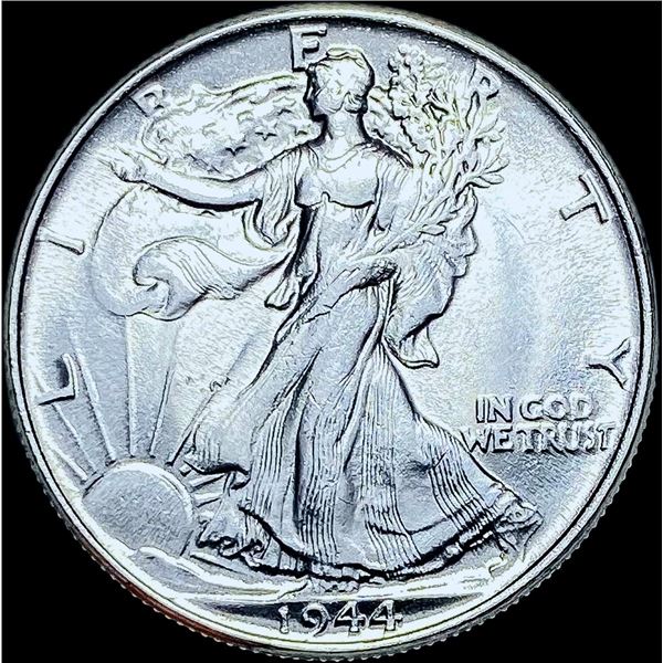 1944 Silver Walking Liberty Half Dollar GEM BU