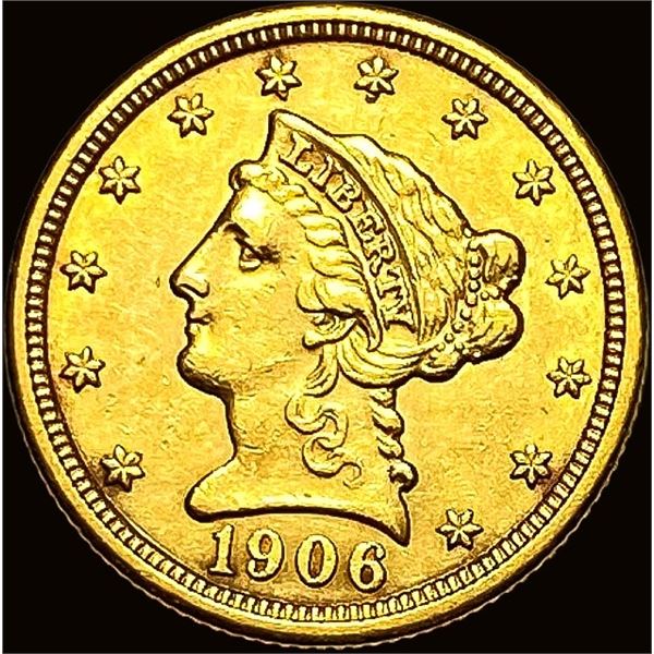 1906 Liberty Head Gold Quarter Eagle $2.50 UNCIRCULATED
