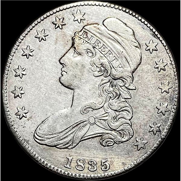 1835 Capped Bust Half Dollar CLOSELY UNCIRCULATED