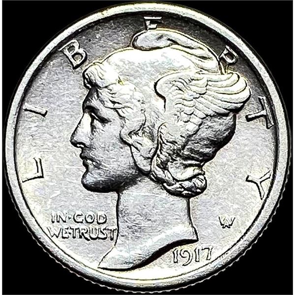 1917-D Silver Mercury Dime UNCIRCULATED