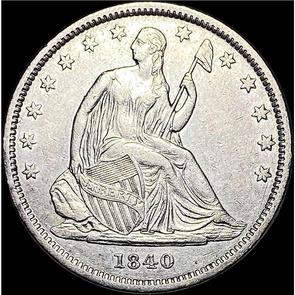 1840 Seated Liberty Half Dollar CLOSELY UNCIRCULATED