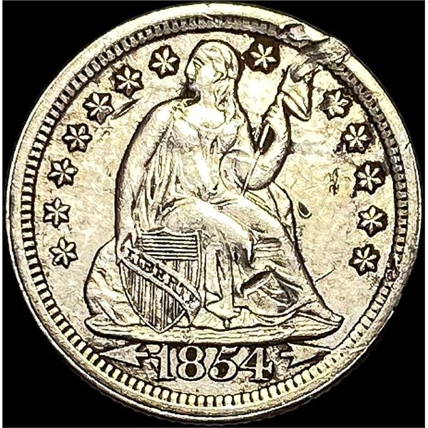 1854-O Silver Seated Liberty Dime HIGH GRADE