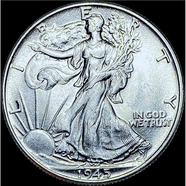 1945 Walking Liberty Half Dollar CHOICE BU