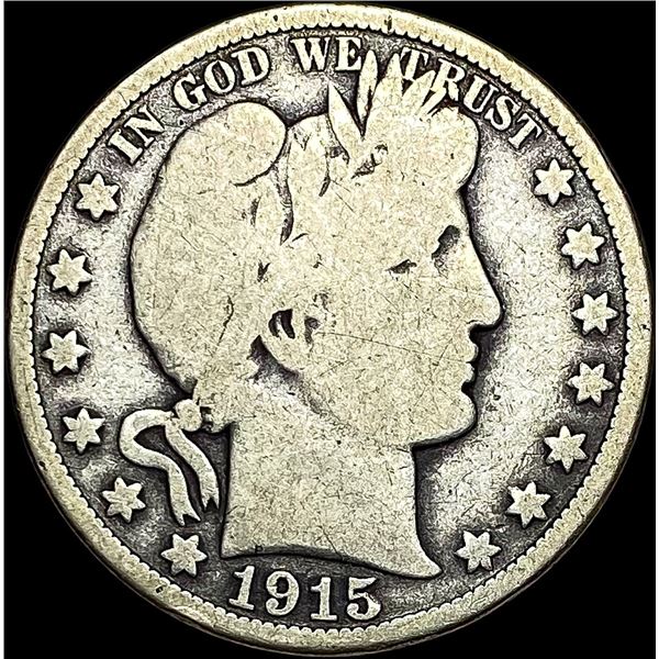 1915 Barber Half Dollar NICELY CIRCULATED