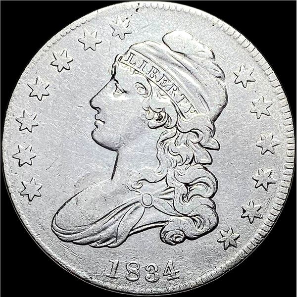 1834 Capped Bust Half Dollar CLOSELY UNCIRCULATED