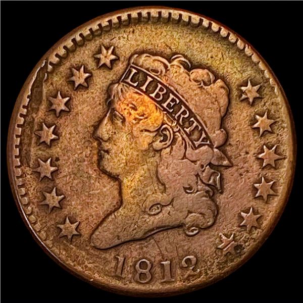 1812 Classic Head Large Cent LIGHTLY CIRCULATED
