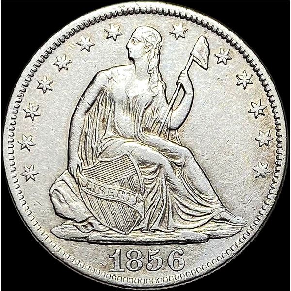 1856-O Silver Half Dollar CLOSELY UNCIRCULATED