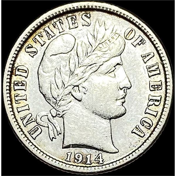 1914 Silver Barber Dime UNCIRCULATED