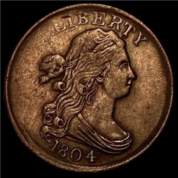 1804 Draped Bust Half Cent LIGHTLY CIRCULATED
