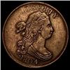 Image 1 : 1804 Draped Bust Half Cent LIGHTLY CIRCULATED