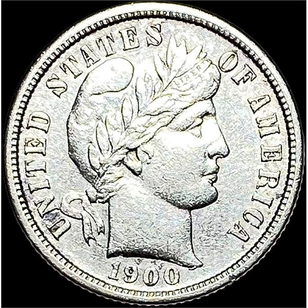 1900-S Silver Barber Dime UNCIRCULATED