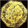 Image 2 : 1874 California Gold 1/2 Dollar Octagonal Token HIGH