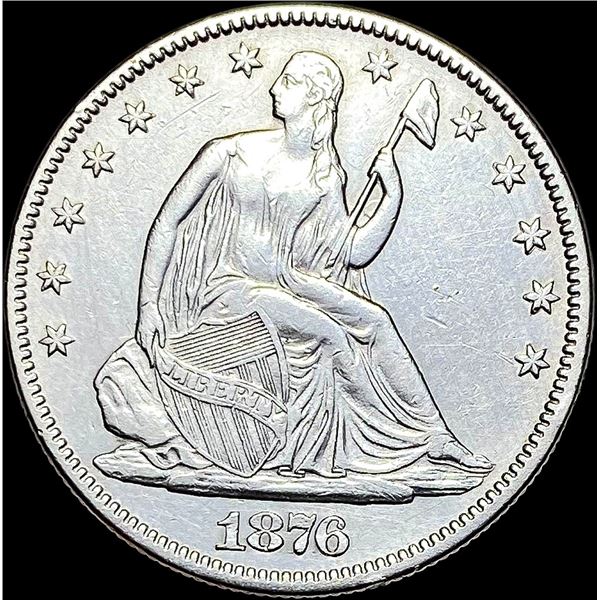 1876 Seated Liberty Half Dollar CLOSELY UNCIRCULATED