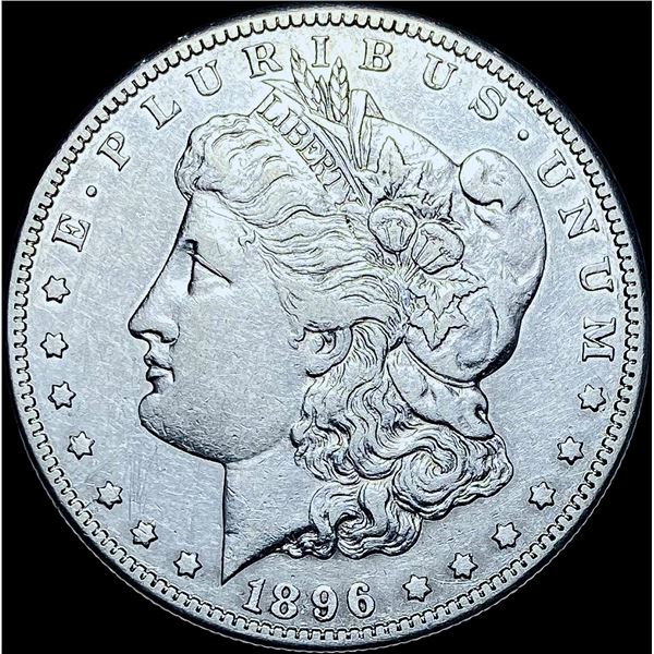 1896-S Silver Morgan Dollar CHOICE AU