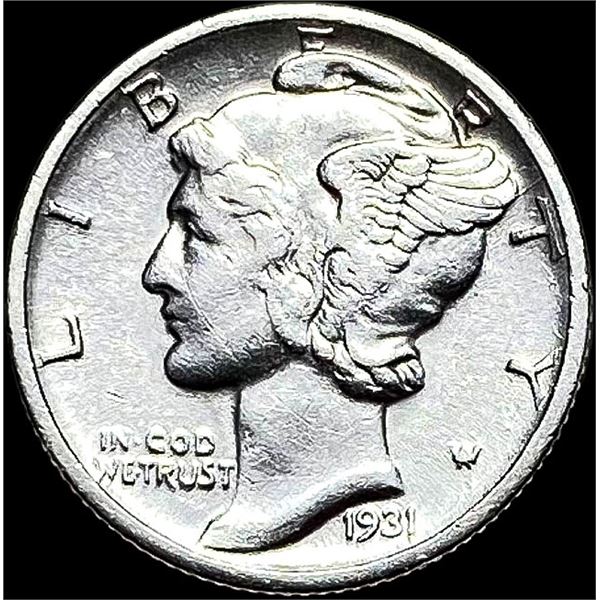 1931-D Silver Mercury Dime CLOSELY UNCIRCULATED