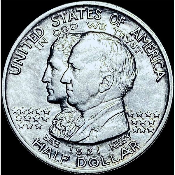 1921 Silver Half Dollar Alabama Centennial CHOICE BU