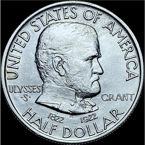 1922 Silver Grant Memorial Half Dollar GEM BU
