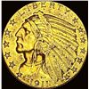 Image 1 : 1911 Indian Head Gold Half Eagle $5 CLOSELY UNCIRCULATED