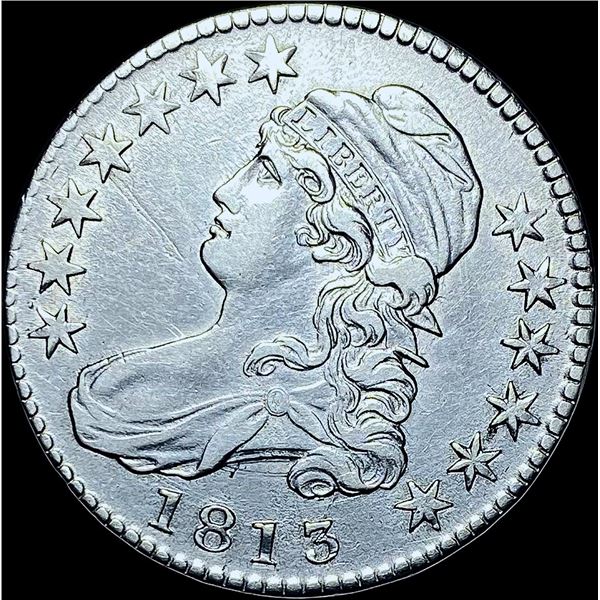 1813 Capped Bust Half Dollar CHOICE AU