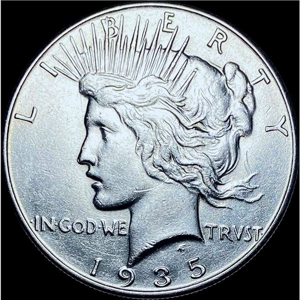 1935 Silver Peace Dollar CHOICE BU