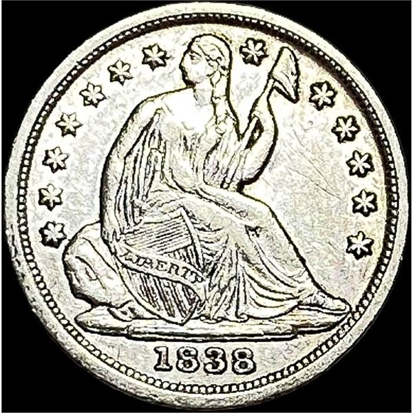 1838 Seated Liberty Half Dime UNCIRCULATED