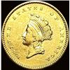 Image 1 : 1854 Gold $1 Indian Head Type 2 UNCIRCULATED