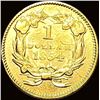 Image 2 : 1854 Gold $1 Indian Head Type 2 UNCIRCULATED