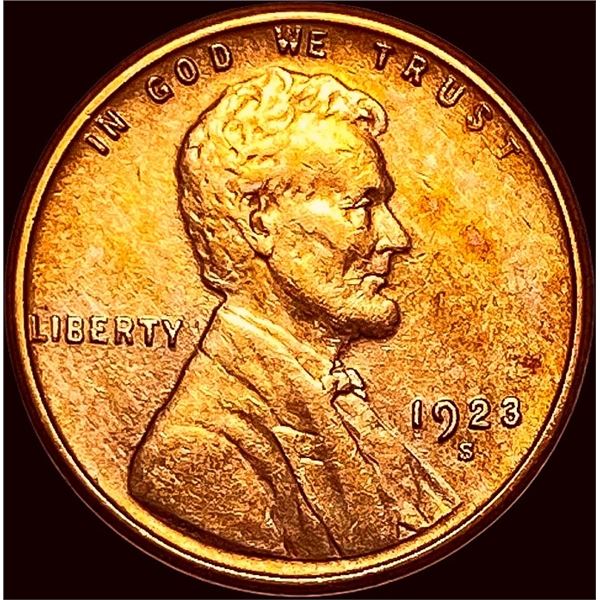1923-S Lincoln Wheat Cent CLOSELY UNCIRCULATED