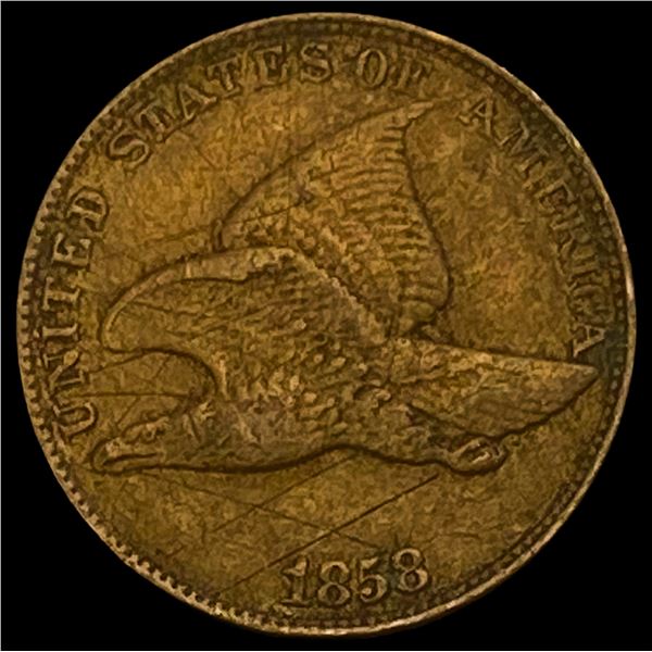 1858 Flying Eagle Cent LIGHTLY CIRCULATED