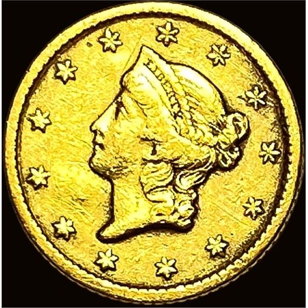 1851 Gold $1 Type 1 Liberty Head CLOSELY UNCIRCULATED
