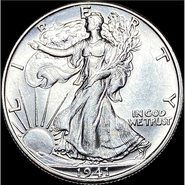 1941-D Silver Walking Liberty Half Dollar UNCIRCULATED