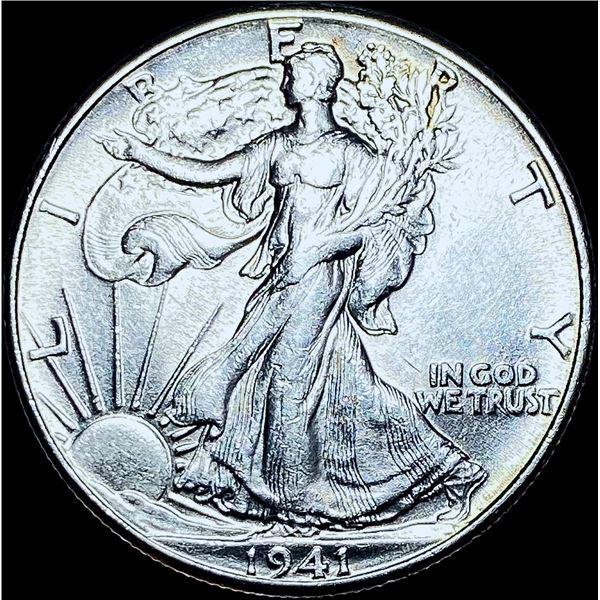 1941 Silver Walking Liberty Half Dollar CHOICE BU