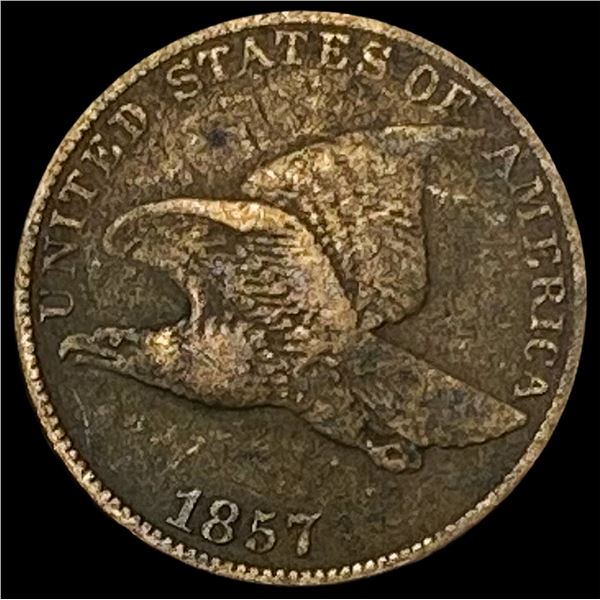 1857 Flying Eagle Cent LIGHTLY CIRCULATED