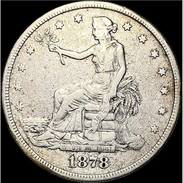 1878-S Silver Trade Dollar LIGHTLY CIRCULATED