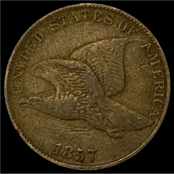 1857 Flying Eagle Cent LIGHTLY CIRCULATED
