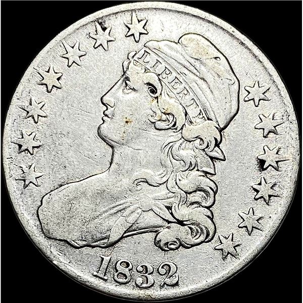 1832 Capped Bust Half Dollar LIGHTLY CIRCULATED
