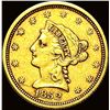 Image 1 : 1852 Liberty Head Gold $2.50 Quarter Eagle CLOSELY UNCIRCULATED