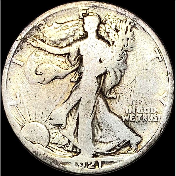 1921-S Walking Liberty Half Dollar NICELY CIRCULATED